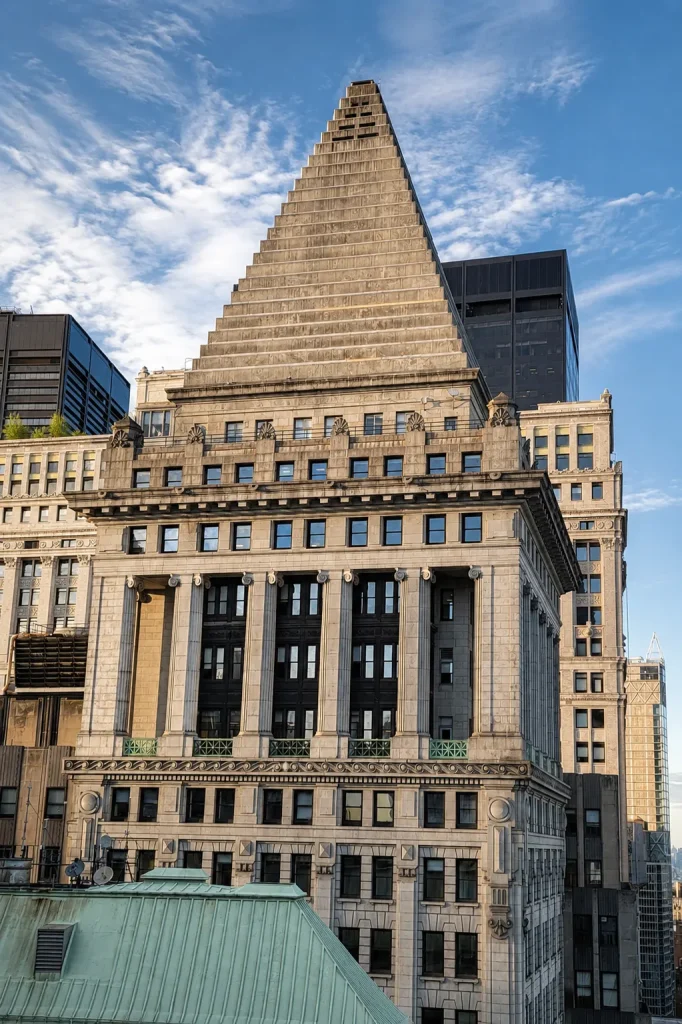 14 Wall Street — tower and stepped pyramid roof